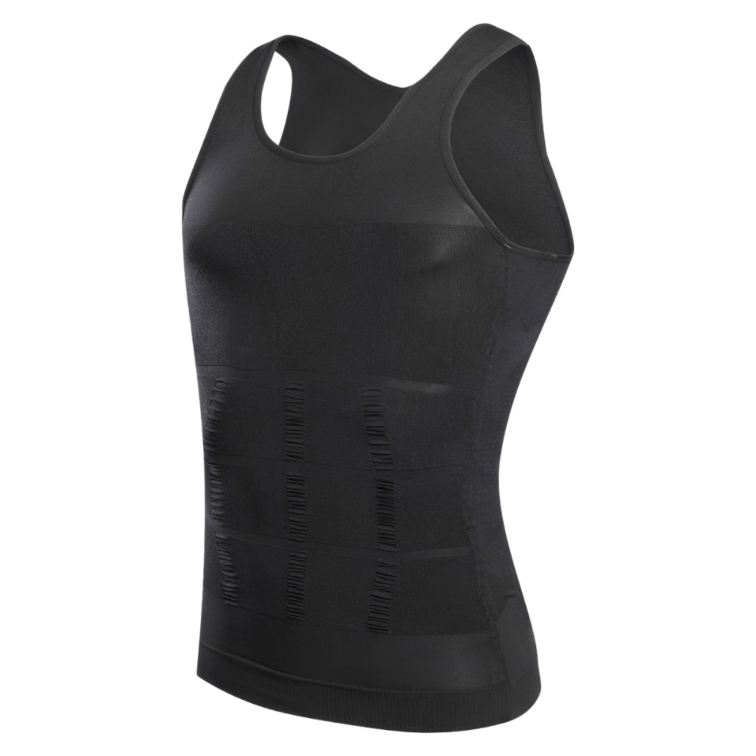 Camisa Masculina de Compressão Ultrafina Fit Shape Pro® - Modela sem Apertar