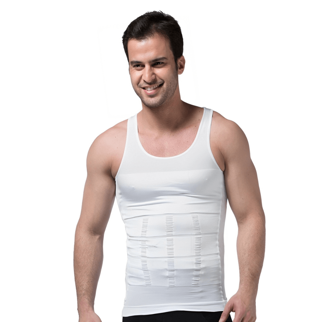 Camisa Masculina de Compressão Ultrafina Fit Shape Pro® - Modela sem Apertar