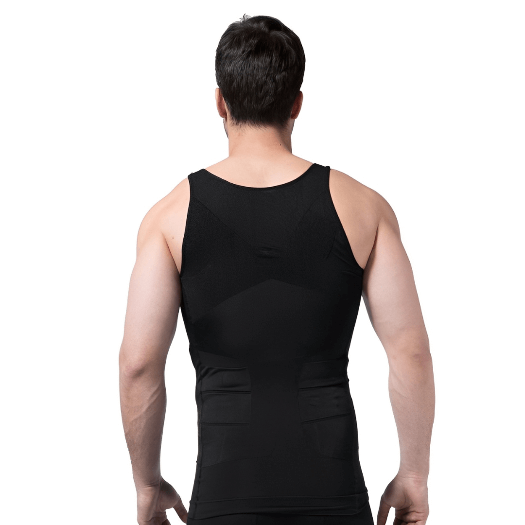 Camisa Masculina de Compressão Ultrafina Fit Shape Pro® - Modela sem Apertar