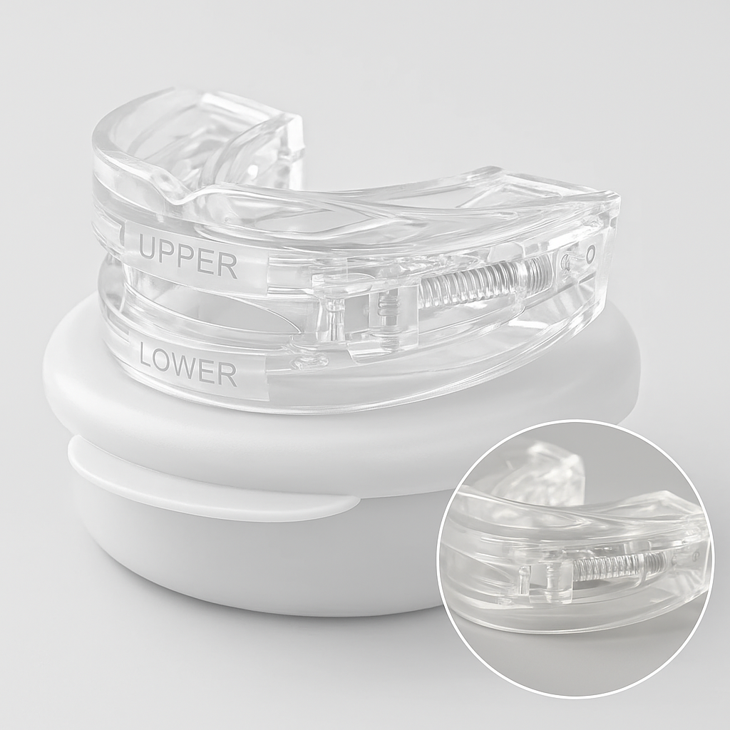 SleepGuard Pro — Anti Ronco Ajustável para Noites Silenciosas e Sono Restaurador!