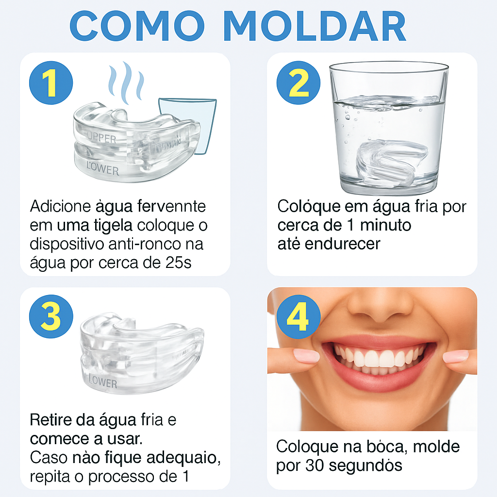 SleepGuard Pro — Anti Ronco Ajustável para Noites Silenciosas e Sono Restaurador!