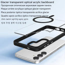 Luxo Sem Fio Magnético Oficial Ímã Capinha Para Magsafe Capa Iphone 17 Pro Max 17 Air Apple Original Claro Acrílico Prova Choque Quadro Silicone.