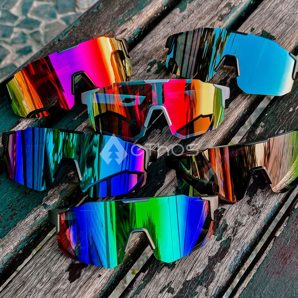 Windproof - Óculos de Sol para Corrida Ciclismo e Beach Tennis