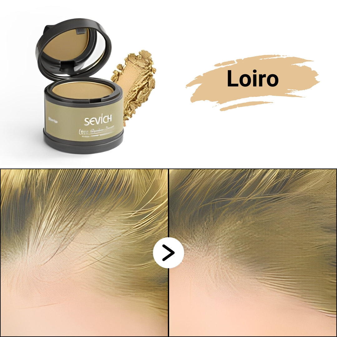 Pó Maquiagem para Cabelo a prova D'água - SEVÍCH
