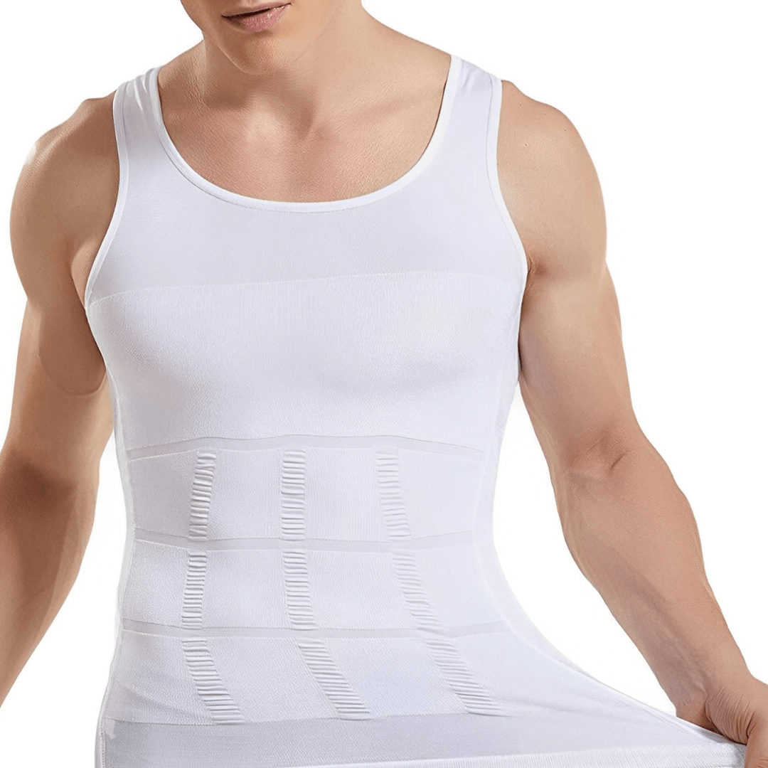 Camisa Masculina de Compressão Ultrafina Fit Shape Pro® - Modela sem Apertar
