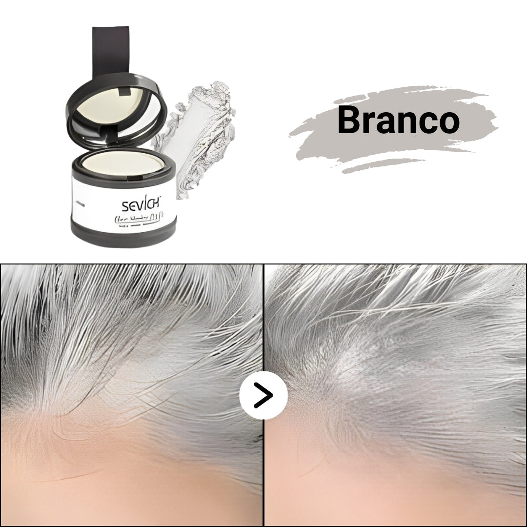 Pó Maquiagem para Cabelo a prova D'água - SEVÍCH
