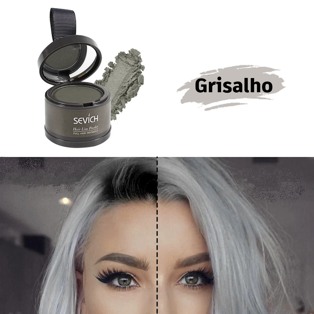 Pó Maquiagem para Cabelo a prova D'água - SEVÍCH