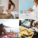 Kit 4 Frascos de Silicone Para Viagem