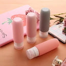 Kit 4 Frascos de Silicone Para Viagem